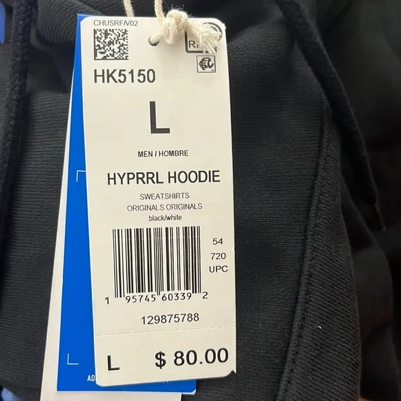 Adidas Originals HYPRRL Hoodie Size L - Picture 10 of 16